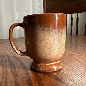 Vintage Frankoma Brown/Dustyrose Clay  Mug!